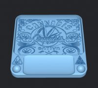STL file Cookies Cannabis Weed Rolling Tray Supportless 📦・Model to  download and 3D print・Cults