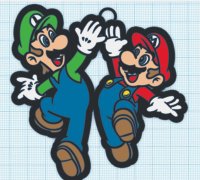 3D file Luigi - The Super Mario Bros 🍄・3D printer design to download・Cults