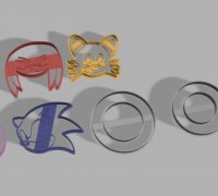 Free STL file Ring - Sonic the Hedgehog 💍・3D printer design to