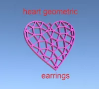 St. Louis Blues Earrings w/3D Heart