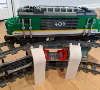 Rampe pour rail Lego surélevé by Papyjo, Download free STL model