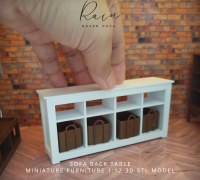Alle slags Virus Skjult miniature furniture" 3D Models to Print - yeggi