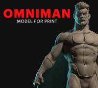 STL file Fan Art - Omniman Defeats Invincible - Statue 🎨・3D print design  to download・Cults