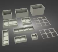 Finally hit done with my parts storage boxes (inspired by Alex Chappel) :  r/3dPrintsintheShop