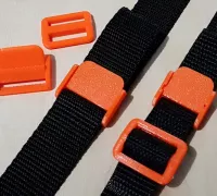 Classic strap buckle by HD_Creator, Download free STL model