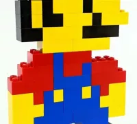 LEGO Mario Kart Logos by szelenka, Download free STL model