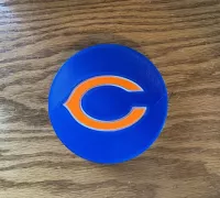 STL file Chicago Bears banner 1・3D printable model to download・Cults