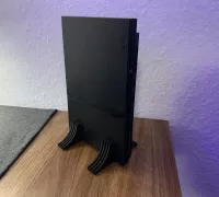 STL file PS2 Fat Vertical Stand (Playstation 2) 🎮・Model to