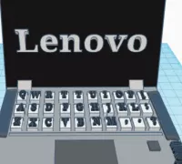 Lenovo Pen Holder by AleXutzZu, Download free STL model