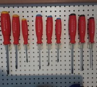 8 Tool Pliers Organizer Wall Mount Tool Holder Made in USA by Itsusapro 