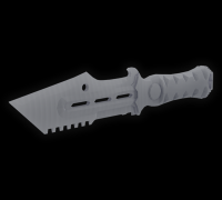 STL file Military Knife 🪖・3D printer design to download・Cults