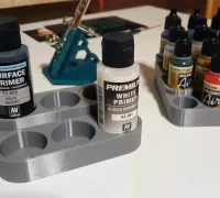 acrylic paint holder 3D Models to Print - yeggi