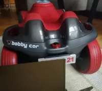 OBJ-Datei Bobby-Car-Anhänger - keine Stützen erforderlich 👽・3D