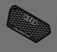 STL-Datei Audi Schlüsselanhänger 🚗 kostenlos・3D-Druck-Modell zum  herunterladen・Cults