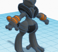 Mega Mewtwo X 3D model 3D printable