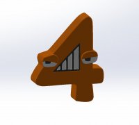 T from Alphabet Lore by TypQxQ, Download free STL model