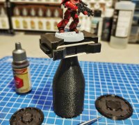 Painting handle to miniatures