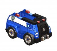 Paw Patrol Chase Auto Ersatz Chip - Car Chip by Andy D