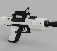 SE-44C blaster pistol 3D Printing Model - Threeding