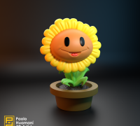 STL file Plants vs Zombies Garden Warfare 2 Sunflower 🌻・3D print model to  download・Cults