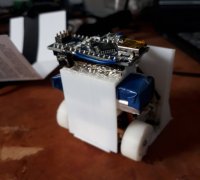 Tiny Raspberry Pi Zero 2 W Robot Made For Robot Sumo