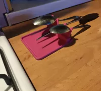 Chef Sebastian Spoon Holder 3D model 3D printable