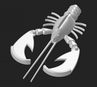 STL file Crawfish Mold (Open Pour) 🎣・3D print model to download・Cults