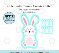 Tall Skinny Bunny Cookie Cutter - Easter Cookie Cutter - 3D Printed Cookie  Cutter - TCK13158