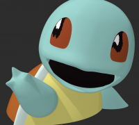 STL file POKEMON - MEGA CHARMANDER SQUIRTLE BULBASAUR 🐉・Model to download  and 3D print・Cults