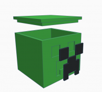 Minecraft Creeper Face Money Bank