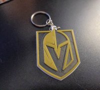 DIY Vegas Golden Knights Keychains