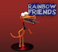 3D printable ROBLOX RAINBOW FRIENDS (RED) • made with Ender 3・Cults