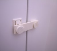 Childproof Lever Doorknob Toddler Proof Door Lock - 3D Printed
