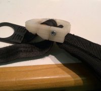STL file Magnetic Backpack clip / Backpack buckle 50 mm 🧲・3D