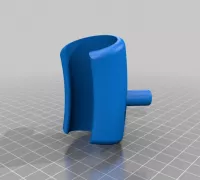 Oxo Bottle Brush Stand (Parametric) by Athena, Download free STL model