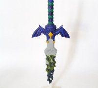 MASTER SWORD from Zelda Breath of the Wild - Life Size | 3D Print Model