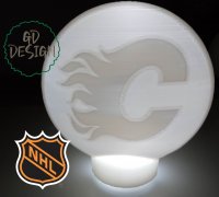 Free 3D file Calgary Flames Logo・Object to download and to 3D print・Cults
