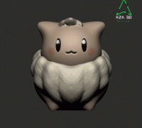 3D Print of Eevee(Pokemon) by Justintimeprop