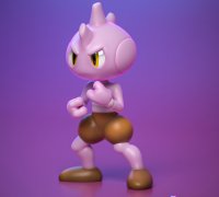 STL file Pokemon - Tyrogue, Hitmontop, Hitmonlee and Hitmontop 🐉・3D  printing idea to download・Cults