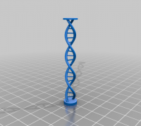 dna double helix 3d model