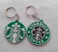 STL file starbucks keychain 🗝️・3D printable model to download・Cults