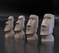 Moai Statue - Pot Plant por CalebTimoteo, Descargar modelo STL gratuito