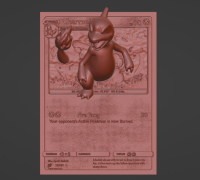 STL file 3D Printed Proxy Pokemon Cards - Mew 🐉・3D print object