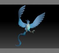 Pokemon Galarian Articuno 3D model 3D printable