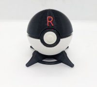 3D file Meowth Team Rocket Balloon - presupported 🚀・3D print