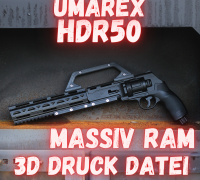STL file double magholder for Umarex HDR50 / TR50 co2 Revolver Slugmaker´s  best T23-412 🔫・3D print design to download・Cults