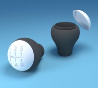 gear shifter knob 3D Models to Print - yeggi