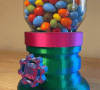 nutella glass candy dispenser by 3D Models to Print - yeggi