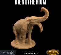Deinotherium 3d pleistocene hi-res stock photography and images - Alamy