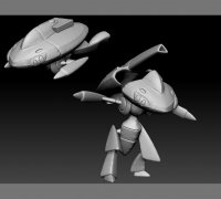 3D file Minimon Genesect 🐉・3D printing model to download・Cults